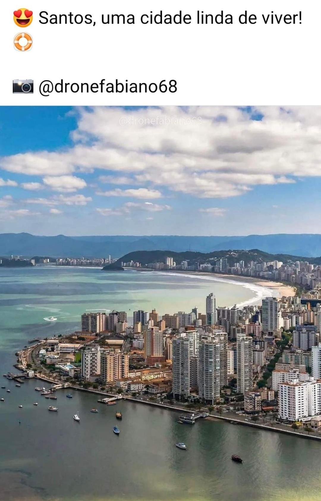 Vista Mar Na Do Gonzaga Santos (Sao Paulo)